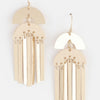 Double Arch Bar Drop Earrings
