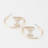 Cocktail Hoop Earrings