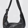 Faux Leather Hobo Bag