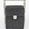 Rhinestone Handle Stoned Party Clutch