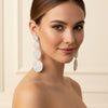 Bedazzled Disco Ball Drop Earrings