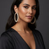 60mm Rhinestone Hoop Earring