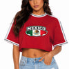 Short Sleeve Cotton Mexico Print Shirt