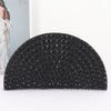 Rhinestone Half Moon Party Clutch