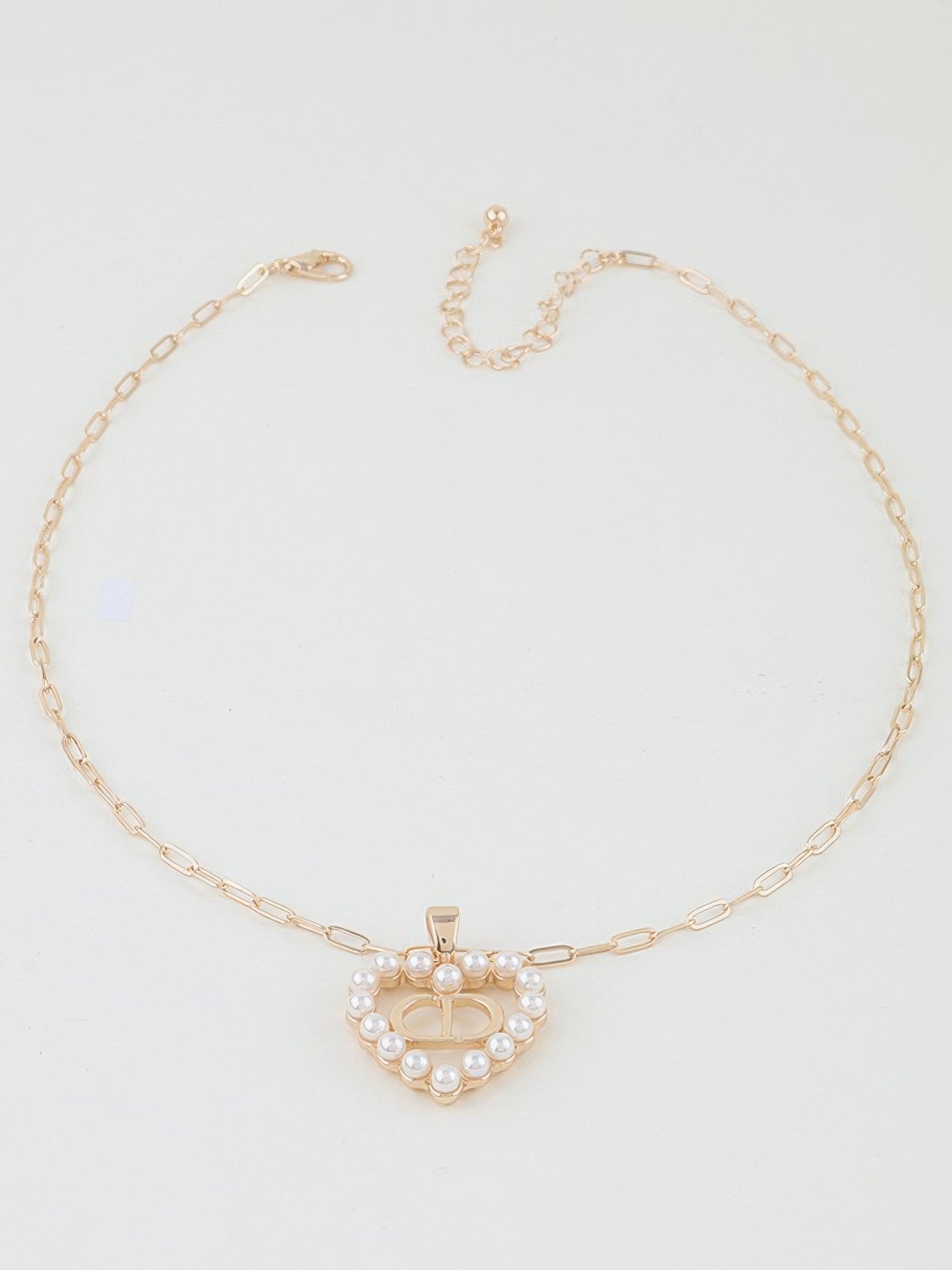The Elodie Lariat Necklace – hammered teardrop lariat necklace, view 3