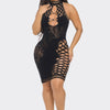 Sleeveless Cut Out Sexy Midi Dress