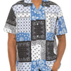 Mens Collared Print Button Down