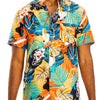 Hawaiian Print Button Down Shirt