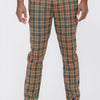 Men Plaid Trouser Pants