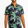 Hawaiian Print Button Down Shirt
