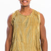Metallic Flick Tank Top