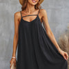 Sleeveless A Line Spaghetti Strap Dress