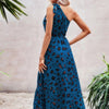 One Shoulder Sleeveless Maxi Dress