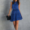 Sleeveless Drawstring Mini Dress
