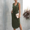 V Neck Sleeveless Tank Dress