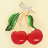 Cherry Resin Brooch Pin