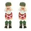 Christmas Nutcracker Seed Bead Earrings