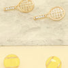 2-pair Tennis Theme Earring Set