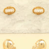 2-pair Sports Theme Assorted Earring Set