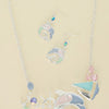 Sea Life Dolphin Rhinestone Metal Bib Necklace Set