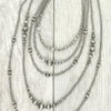Western Multi Strand Graduated Beaded Necklace