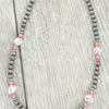 Western Dice Beaded Necklace In Asher Stone Accent
