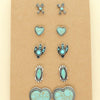 Western Theme 5 Pair Earring Set