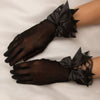 Bridal Chantilly Lace Wrist Length Gloves