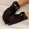 Women's Bridal Wrist Length Satin Gloves