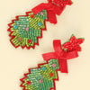 Christmas Tree Post Dangle Earrings
