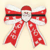 Christmas Santa Bow Barrette Hair Clip