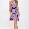 Print Sleeveless Tank Dress