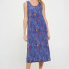 Long Tank Dress - BNS Print for Effortless Style
