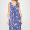 Print Long Tank Dress - BNS Stylish & Comfortable