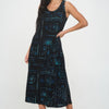 BNS Print Long Tank Dress - Elegant All-Day Comfort