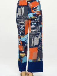 Hit Flared Pants, vibrant prints, flared silhouette, flared pants for women, soft stretch fabric for comfort.