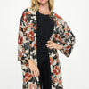 Hit Kimono Long Jacket With Pocket