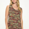 Hit Print Sleeveless Tank Top