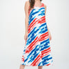 BNS Florida Print Tank Long Dress