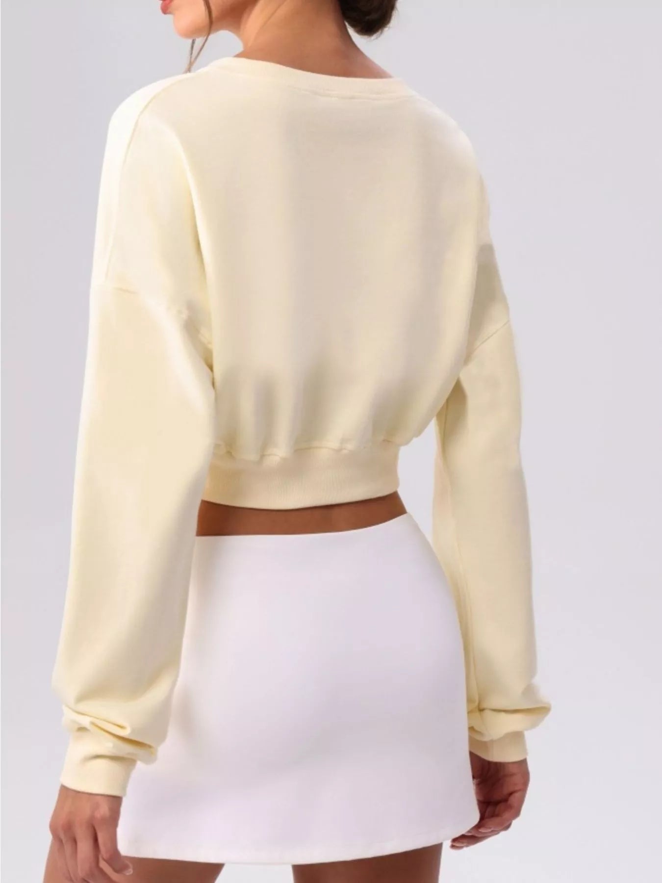 The Cleo Cropped Button Cardigan