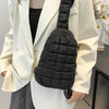 Quilted Nylon Crossbody Bag