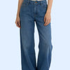 Wide Leg Washed Jeans