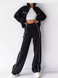 The Haven Zip Jacket & Wide-Leg Pant Set