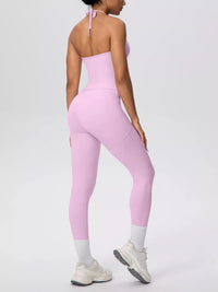 The Lucia Soft Halter Cami & Legging Set