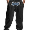 Men's Full Size Drawstring Letter Casual Pants Plus Size