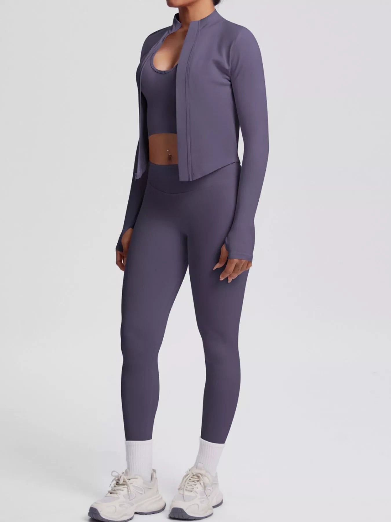 The Lucia Three-Piece Tank, Jacket & Legging Set