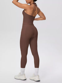 The Lucia Soft Halter Cami & Legging Set