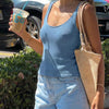 Scoop Neck Knit Tank