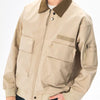 Men's Plus Size Zip Up Casual Bomber Jacket