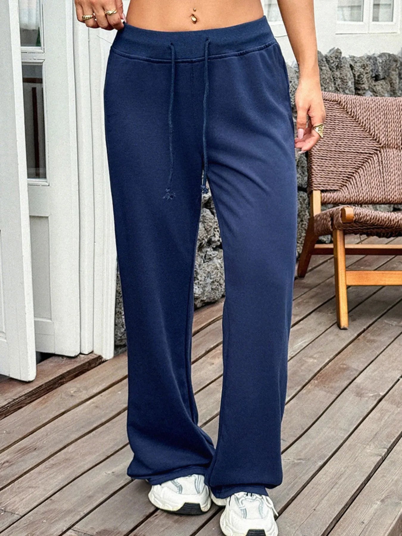 The Avery Drawstring Wide-Leg Pant
